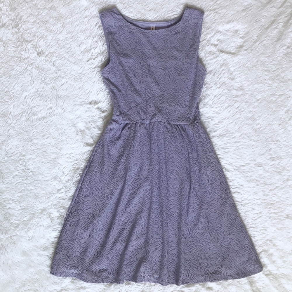 Purple Fit & Flare / Skater Dress- XSmall